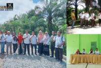 Camat Kota Mukomuko Monev Penggunaan DD Tahap I Desa Tanah Harapan