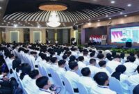 Kegiatan pembukaan Orientasi CPNS Kemenkum Tahun Anggaran 2024 di Jakarta, Senin (2/6/2025). (ANT)