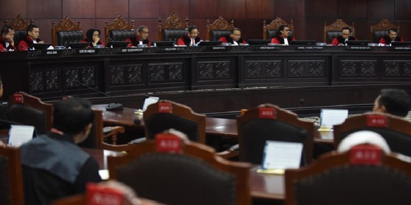 Ilustrasi, suasana sidang Mahkama Konstitusi (cnn indonesia)