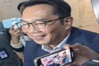 Ridwan Kamil kembali datangi Bareskrim Polri terkait laporan pencemaran nama baik yang dilakukan  Lisa Mariana. (cnn)
