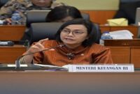 Sri Mulyani resmi mengundurkan diri dari jabatan Menteri Keuangan era Presiden Prabowo Subianto. (ig@smindrawati)
