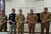 Wali Kota Prabumulih, H Arlan  meminta maaf usai Polemik pencopotan Kepala Sekolah SMP Negeri 1 Prabumulih, Sumatera Selatan. (Tribun Sumsel)