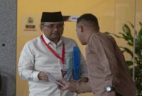 Mantan Menteri Agama Yaqut Cholil Qoumas hadir di gedung KPK diperiksa dalam kasus korupsi kuota haji. (CNN Indonesia)
