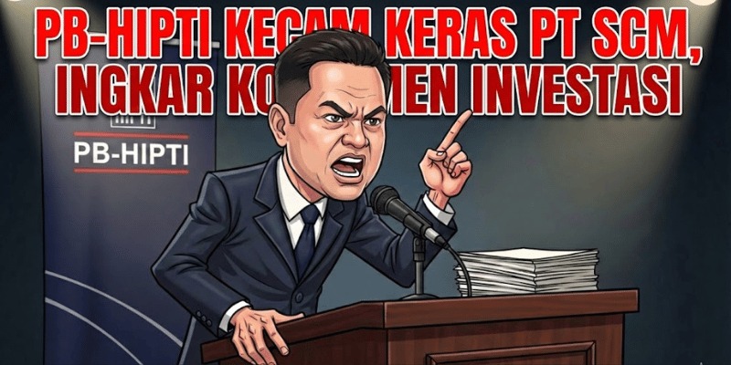 Karikatur Rusmin Abdul Gani Ketua Umum PB-HIPTI