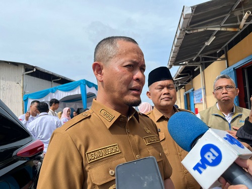 Wali Kota Pekanbaru, Agung Nugroho, langsung turun meninjau lokasi terdampak pada Senin (6/4/2026) pagi.