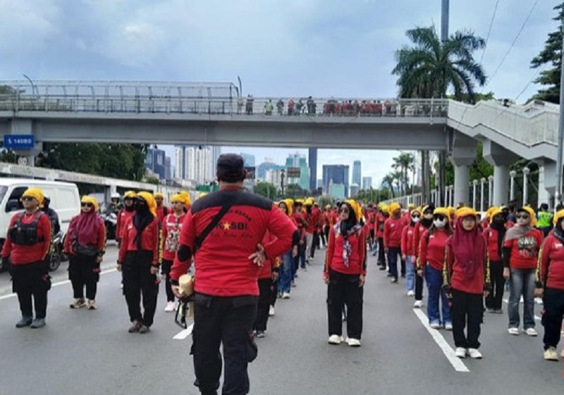 Konfederasi KASBI menolak bergabung ke acara May Day Fiesta di Monas yang dijadwalkan dihadiri oleh Presiden RI Prabowo Subianto pada Jumat, 1 Mei 2026. (CNN Indonesia)