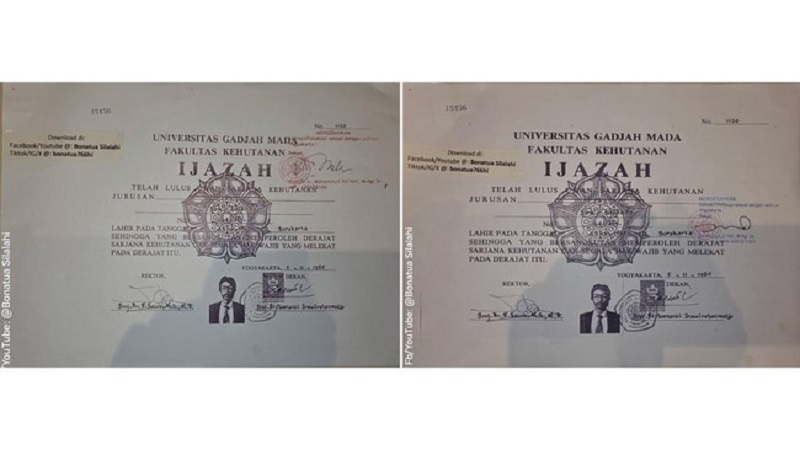 PDI Perjuangan mengakui telah memberi salinan dokumen pencalonan Presiden ke-7 RI Joko Widodo (Jokowi), termasuk ijazah, kepada YouTuber Mikhael Sinaga. (Cnn Indonesia/ x/@Bonatua766hi)
