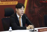 Shin Tae Yong resmi menjadi pelatih Persija. (Cnn Indonesia/ Tangkapan layar Youtube @PersijaTV)

