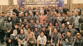  Anggota Dewan Pers, Muhammad Jazuli, M.I.Kom, saat menjadi narasumber pada sesi penutup Musyawarah Nasional (Munas) III Pro Jurnalismedia Siber (PJS) di Jakarta, Rabu (22/7/2026).

