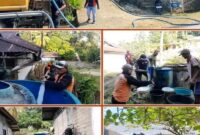 BPBD Kabupaten Banggai Kepulauan bersama DAMKAR, PMI, PDAM, serta unsur terkait kembali turun tangan menyalurkan bantuan air bersih kepada warga Desa Sosom dan Gereja GABK Sosom pada Sabtu (29 Agustus 2026).