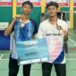 Dua pelajar asal Kabupaten Banggai Kepulauan, Davies E. Dalim dan Edward Laempah, meraih juara III nomor ganda putra pada pertandingan Inscourt antar-pelajar SMA sederajat tingkat Sulawesi Tengah di GOR Siranindi, Kota Palu, Jumat (28/8/26).