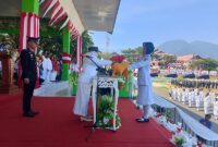 Peringatan HUT RI Touna Soroti Pengabdian dan Pemberdayaan Perekonomian