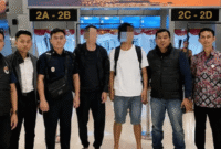 Kantor Imigrasi Kelas III Non TPI Pohuwato mendeportasi dua warga negara asing (WNA) asal Tiongkok, Sabtu (19/08/2026)