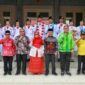 Bupati  H. Rusli Moidady, S.T., M.T., AIFO, bersama Wakil Bupati Serfi Kambey serta Ketua PKK Kabupaten Banggai Kepulauan, Hj. Halima Umar Hamid, S.Sos., menyambut kedatangan anggota Paskibraka Nasional dan Paskibraka Provinsi Sulawesi Tengah, Kamis, (27 Agustus 2026).