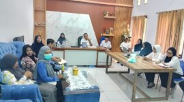 Forum Konsultasi Publik DPPKUKM Kabupaten Tojo Una-Una, Rabu (19/8/2026),di ruang rapat Kepala DPPKUKM Touna.