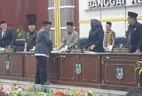  DPRD Kabupaten Banggai Kepulauan menggelar Rapat Paripurna untuk membahas dan menetapkan Perubahan KUA-APBD serta Perubahan PPAS Tahun Anggaran 2026, di Ruang Sidang Paripurna DPRD, Jumat (28/8/2026).
