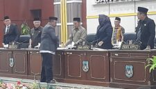DPRD Kabupaten Banggai Kepulauan menggelar Rapat Paripurna untuk membahas dan menetapkan Perubahan KUA-APBD serta Perubahan PPAS Tahun Anggaran 2026, di Ruang Sidang Paripurna DPRD, Jumat (28/8/2026).