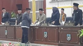  DPRD Kabupaten Banggai Kepulauan menggelar Rapat Paripurna untuk membahas dan menetapkan Perubahan KUA-APBD serta Perubahan PPAS Tahun Anggaran 2026, di Ruang Sidang Paripurna DPRD, Jumat (28/8/2026).