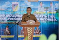 Gubernur Sulawesi Tengah Anwar Hafid meminta evaluasi pelaksanaan Asta Cita di daerah fokus pada pemecahan masalah lapangan.(ist)