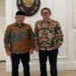 koordinasi Bupati Banggai Kepulauan Rusli Moidady bersama Deputi Bidang Pemberdayaan Masyarakat, Kependudukan, dan Ketenagakerjaan Kementerian PPN/Bappenas, Maliki, ST, MSIE, Ph.D., yang berlangsung di Kantor Bappenas, Jakarta, Kamis (3/9/2026).