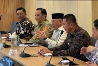 Bupati Banggai Kepulauan, Rusli Moidady, melaksanakan audensi dengan Wakil Menteri Kesehatan RI, berlangsung di Ruang Pertemuan Wamenkes pada Selasa (1/9/2026).