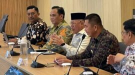 Bupati Banggai Kepulauan, Rusli Moidady, melaksanakan audensi dengan Wakil Menteri Kesehatan RI, berlangsung di Ruang Pertemuan Wamenkes pada Selasa (1/9/2026).