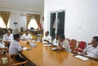 Wakil Bupati Banggai Kepulauan Serfi Kambey memimpin rapat persiapan Car Free Day untuk mematangkan koordinasi teknis lintas perangkat daerah.(kmf)