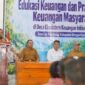 Bupati Banggai Kepulauan Rusli Moidady memberikan arahan edukasi keuangan Program EKI di Desa Luk Panenteng untuk mendorong kemandirian ekonomi.(Pemkab Bangkep)