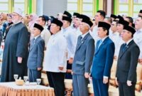 Presiden Prabowo Subianto menghadiri Resepsi 100 Tahun Gontor di Ponorogo sekaligus meresmikan FK UNIDA Gontor.  (Foto: BPMI Setpres/Laily Rachev)