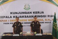 Kajati Riau Kunker ke Kejari Inhu Tekankan Integritas dan Kepedulian Masyarakat