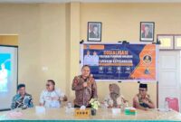 Sekda Banggai Kepulauan membuka sosialisasi perundang-undangan dan layanan kepegawaian di Liang, Kamis (3/9/2026).