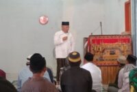 Bupati Bangkep Rusli Moidady menggelar Safari Jumat di Masjid Al-Rahman Desa Bobu untuk mempererat silaturahmi serta menyerap aspirasi masyarakat.(ist)