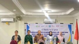 Sekretaris Daerah Kabupaten Banggai Kepulauan membuka agenda pembinaan Posyandu bagi tenaga kesehatan Puskesmas di Aula Sidapore, Kamis (3/9/2026).
