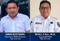 Sekretaris DPRD Tojo Una-Una memberikan klarifikasi resmi mengenai keberadaan oknum P3K RSUD Ampana di lingkungan Setwan (ist)