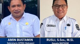 Sekretaris DPRD Tojo Una-Una memberikan klarifikasi resmi mengenai keberadaan oknum P3K RSUD Ampana di lingkungan Setwan (ist)