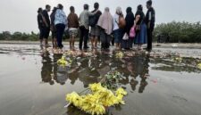 : Dewan Pers sebut lima jurnalis yang hilang saat meliput Gunung Anak Krakatau sebagai pahlawan pers dan ingatkan keselamatan kerja, Senin (21/9/26). (CNN Indonesia/ANT).