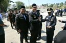 Wakil Bupati Banggai Kepulauan Serfi Kambey menghadiri upacara peringatan Harhubnas 2026 di Luwuk guna memperkuat konektivitas transportasi perbatasan, Rabu (30/9/26).