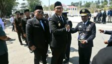Wakil Bupati Banggai Kepulauan Serfi Kambey menghadiri upacara peringatan Harhubnas 2026 di Luwuk guna memperkuat konektivitas transportasi perbatasan, Rabu (30/9/26).