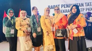 Ketua TP PKK Bangkep Halimah Umar Hamid dan pengurus hadiri Rapat Penguatan Tata Kelola Dekranas, PKK, dan Posyandu 2026 di Bali.