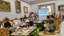 Ketua DPRD Bangkep Arkam Supu hadiri Rakor Forkopimda di Rujab Bupati untuk bahas penanganan karhutla dan distribusi air bersih.(Pemkab Bangkep)