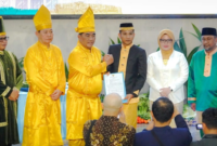 Penyerahan Nota Dinas ke PLT Bupati Boltara