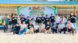 MD KAHMI Banggai Kepulauan menggelar Family Gathering peringatan HUT ke-60 di Pantai Pompon untuk mempererat silaturahmi. (Ist)