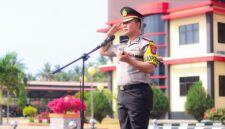 Kapolresta Banggai pimpin upacara Hari Sumpah Pemuda ke-98. (FT : Polres Banggai)