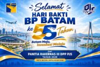 Keluarga besar PJS sambut hari bakti BP Batam Ke-55