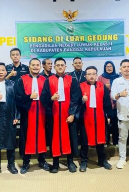 Pengadilan Negeri Luwuk Gelar Sidang Keliling Di Bangkep